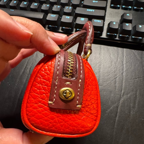 Coach mini Ruby Satchel Bag Charm in Colorblock - Picture 5 of 7